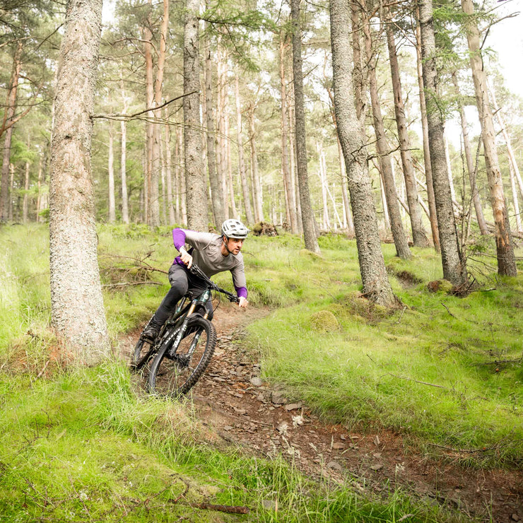 Tom riding natural flow trails on Ibis